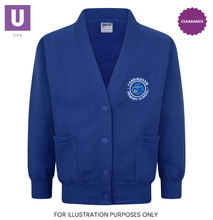 Cargar imagen en el visor de la galería, Corringham Primary Sweatshirt Cardigan with logo