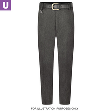 Load image into Gallery viewer, Boys Academy Grey Senior Standard Fit Trouser