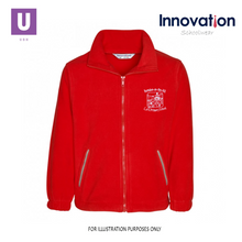 Load image into Gallery viewer, Horndon-on-the-Hill Primary Polar Fleece Jacket with logo