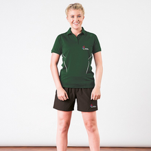 Laden Sie das Bild in den Galerie-Viewer, Bottle Green Performance Female Polo Shirt