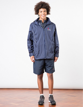Load image into Gallery viewer, Navy Performance Rain Jacket
