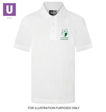 Charger l'image dans la galerie, Bonnygate Primary White Polo Shirt with logo