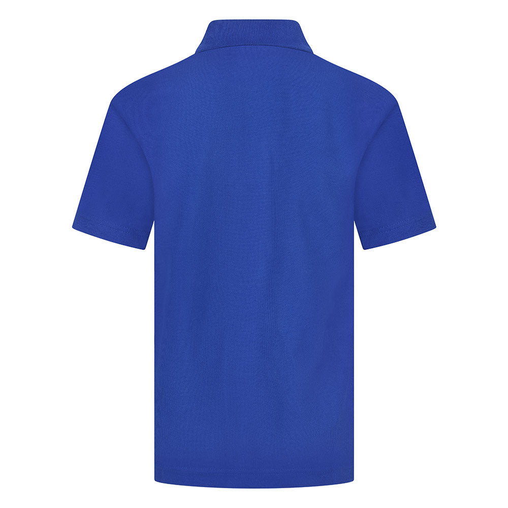 St Mary's Primary Blue Unisex Polo Shirt with logo – Uniforms By Niki