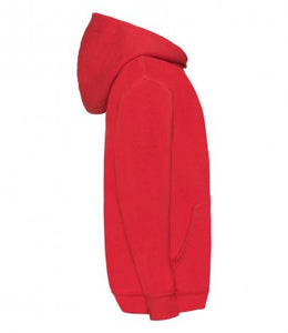 Grays Convent Red Hooded Sweatshirt with logo