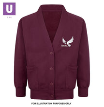 Cargar imagen en el visor de la galería, Harrier Primary Academy Sweatshirt Cardigan with logo
