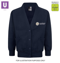Cargar imagen en el visor de la galería, Lansdowne Primary Sweatshirt Cardigan with logo
