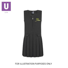 Load image into Gallery viewer, Gateway Primary Grey Zip Front Pinafore with logo