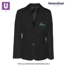 Load image into Gallery viewer, Hathaway Academy Girls Fitted Eco School Blazer with logo