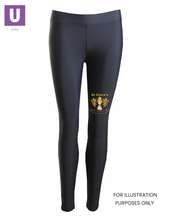 Charger l'image dans la galerie, St Clere's Girl's P.E. Leggings with logo