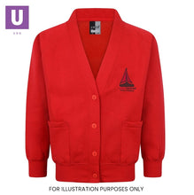 Cargar imagen en el visor de la galería, Thameside Primary Sweatshirt Cardigan with logo