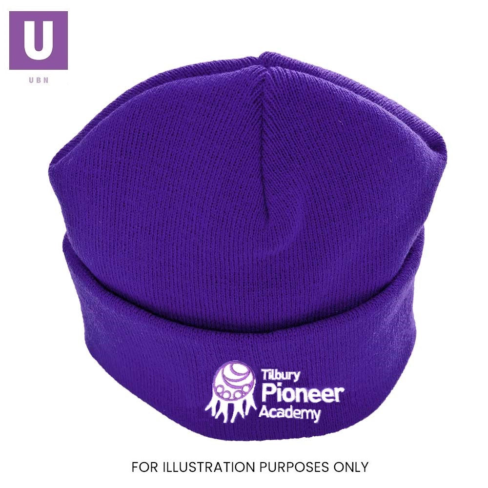 Tilbury Pioneer Knitted Ski Hat with logo