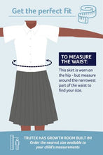 Load image into Gallery viewer, Grey Stitch Down Pleat Skirt