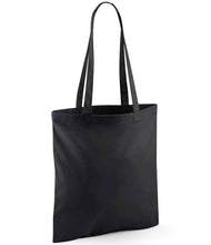 Load image into Gallery viewer, Westford Mill Recycled Cotton Black Tote Bag