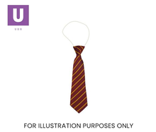 Laden Sie das Bild in den Galerie-Viewer, Maroon & Gold Thin Stripe Tie (Box of 24)