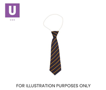 Load image into Gallery viewer, Navy & Gold Thin Stripe Tie (Box of 24)