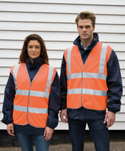 Load image into Gallery viewer, Fluorescent Orange Safety Vest