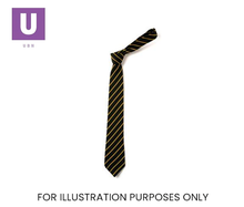 Load image into Gallery viewer, Black & Gold Thin Stripe Tie (Box of 24)