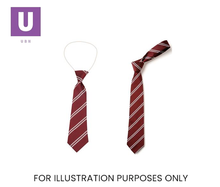 Load image into Gallery viewer, Maroon & White Double Stripe Tie (Box of 24)