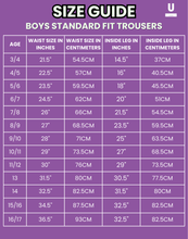 Cargar imagen en el visor de la galería, Boys Black Standard Fit Trouser