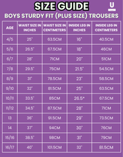 Charger l'image dans la galerie, Boys Grey Sturdy Fit Trouser (Plus Size)