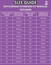 Load image into Gallery viewer, Boys Academy Grey Senior Standard Fit Trouser