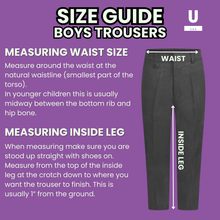 Cargar imagen en el visor de la galería, Boys Black Standard Fit Trouser