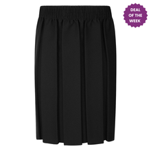 Load image into Gallery viewer, Girls Black Box Pleat Skirt