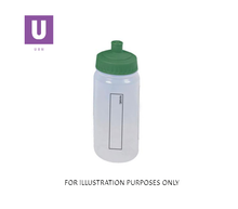 Cargar imagen en el visor de la galería, EcoPure Bottle Green Water Bottle With Dust Cap 500ml