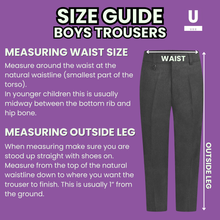 Charger l'image dans la galerie, Boys Grey Full Elastic Pull-Up Trouser