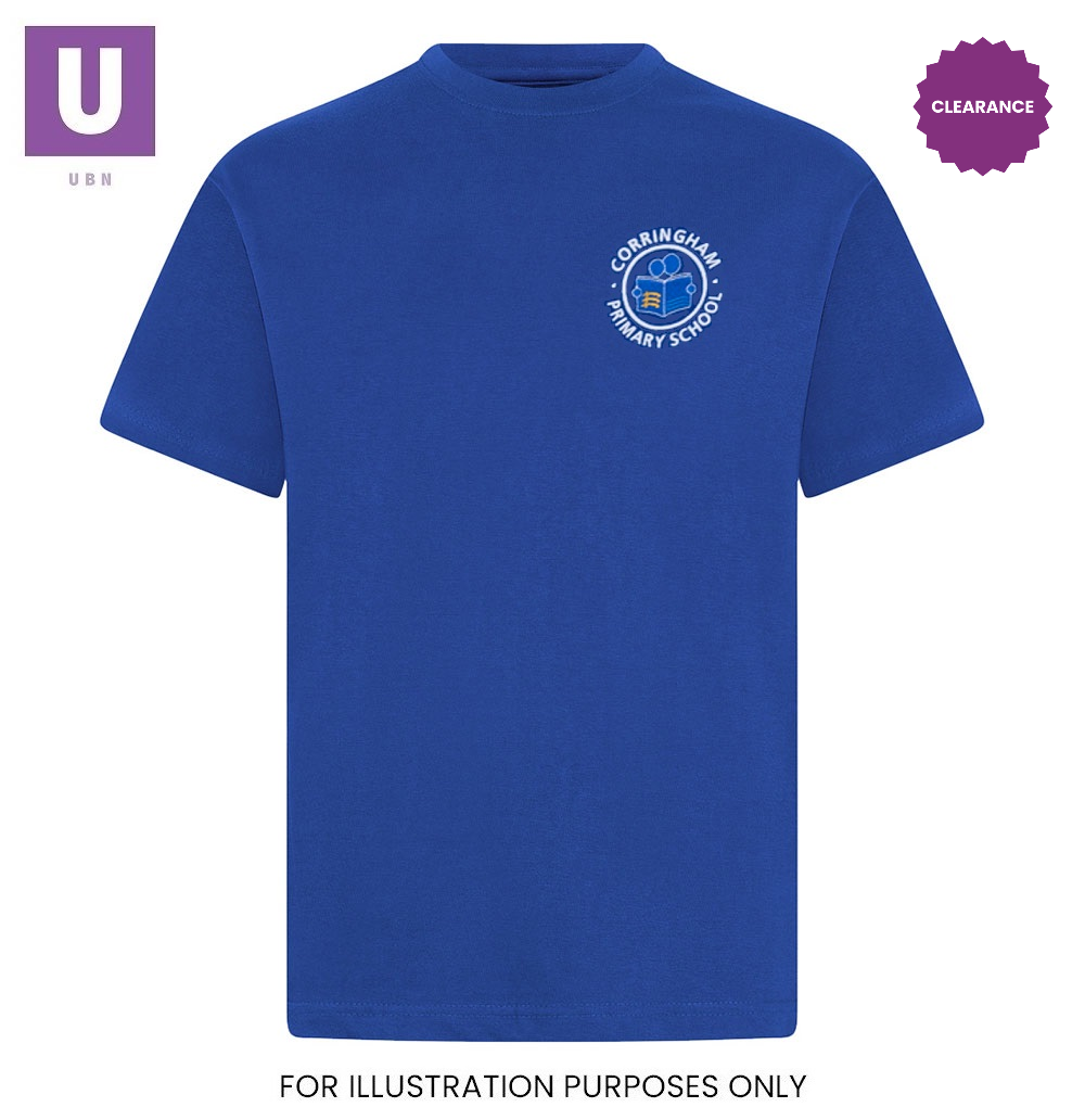 Corringham Primary P.E. T-Shirt with logo