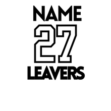 Laden Sie das Bild in den Galerie-Viewer, Personalised 2027 Leavers Shirt (Design 3)