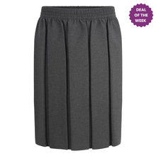 Load image into Gallery viewer, Girls Grey Box Pleat Skirt