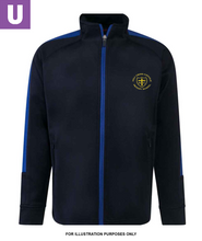 Load image into Gallery viewer, NEW Holy Cross P.E. Track Top with logo