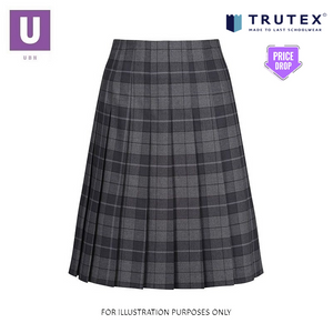 Trutex Stitch Down Pleat Tartan Skirt
