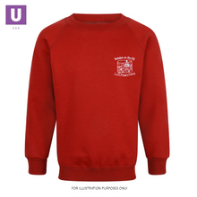 Load image into Gallery viewer, Horndon-on-the-Hill Crew Neck Sweatshirt with logo