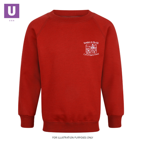 Horndon-on-the-Hill Crew Neck Sweatshirt with logo
