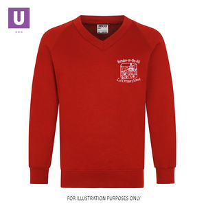 Horndon-on-the-Hill Primary V-Neck Sweatshirt with logo