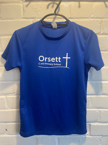 Pre-Loved Orsett C of E Primary School P.E T-Shirt