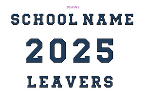 Personalised Individual Leavers Hoodies