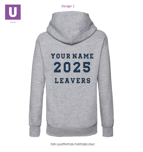 Personalised Individual Leavers Hoodies