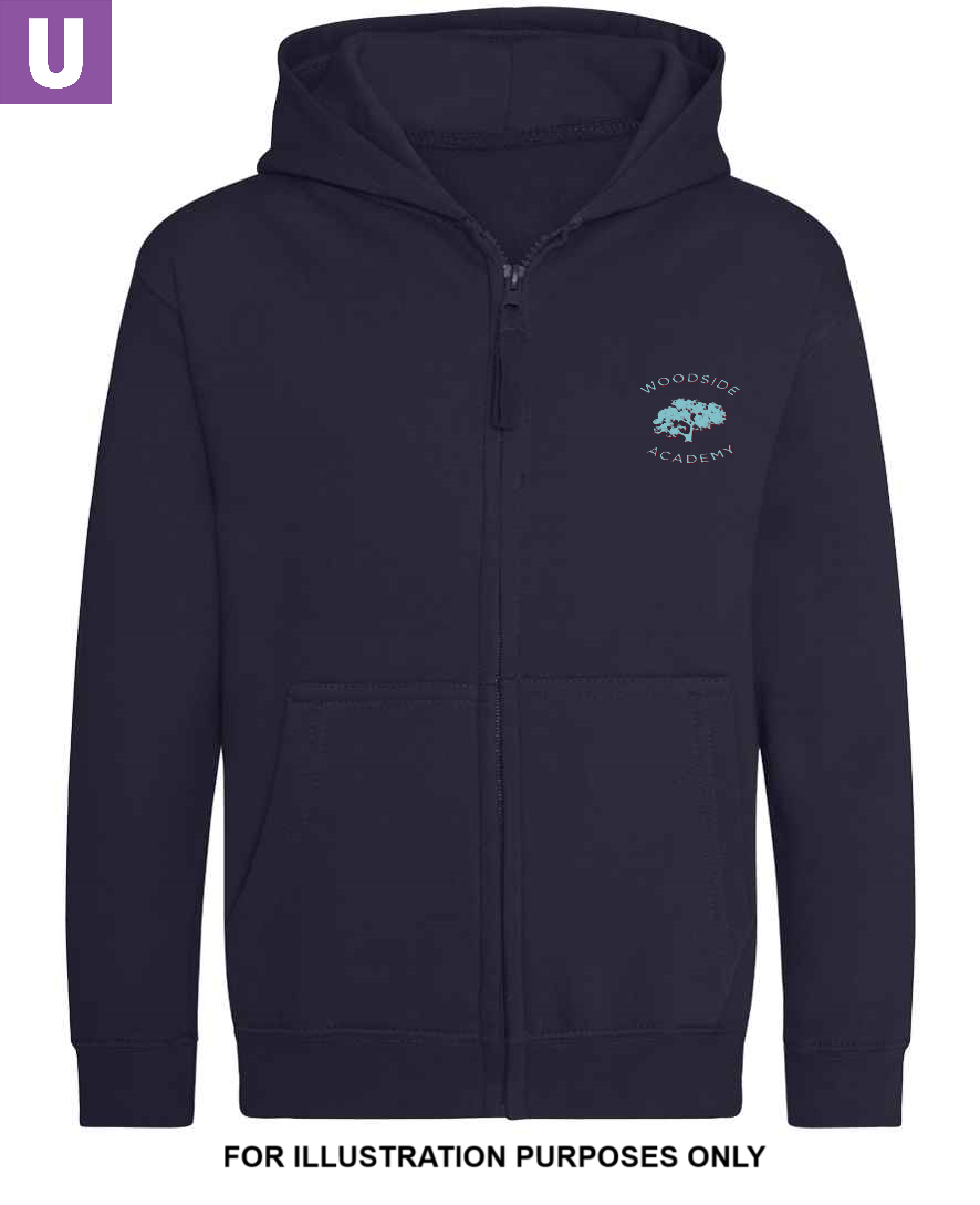 Woodside Academy Unisex Navy Zoodie (Year 6 only)