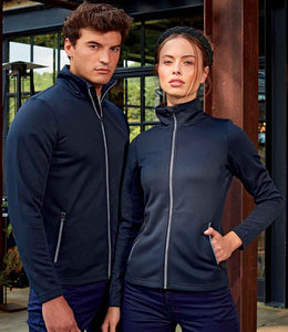 Ladies Grey Premier Spun Dyed Sustainable Zip Through Sweat Jacket