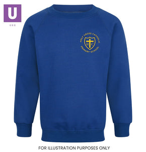 Holy Cross NEW Reception Crew Neck Sweatshirt with logo