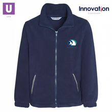 Load image into Gallery viewer, Stanford-le-Hope Primary Polar Fleece Jacket with logo