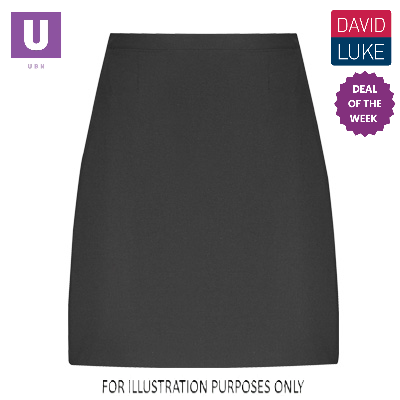 Black Girls Senior School Skirt