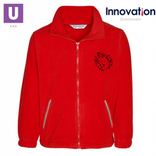 Load image into Gallery viewer, West Thurrock Academy Polar Fleece Jacket with logo