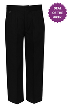 Laden Sie das Bild in den Galerie-Viewer, Boys Black Inno Standard Fit Trousers