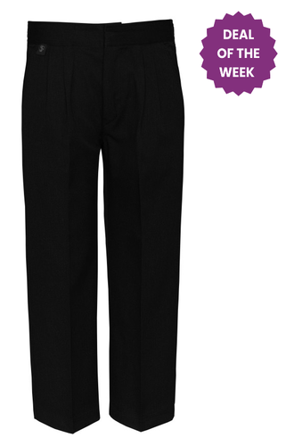 Boys Black Inno Standard Fit Trousers