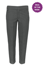 Load image into Gallery viewer, Boys Grey Inno Skinny Fit Trouser