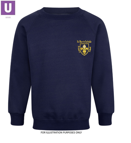 St Mary's Unisex PE Sweatshirt with logo